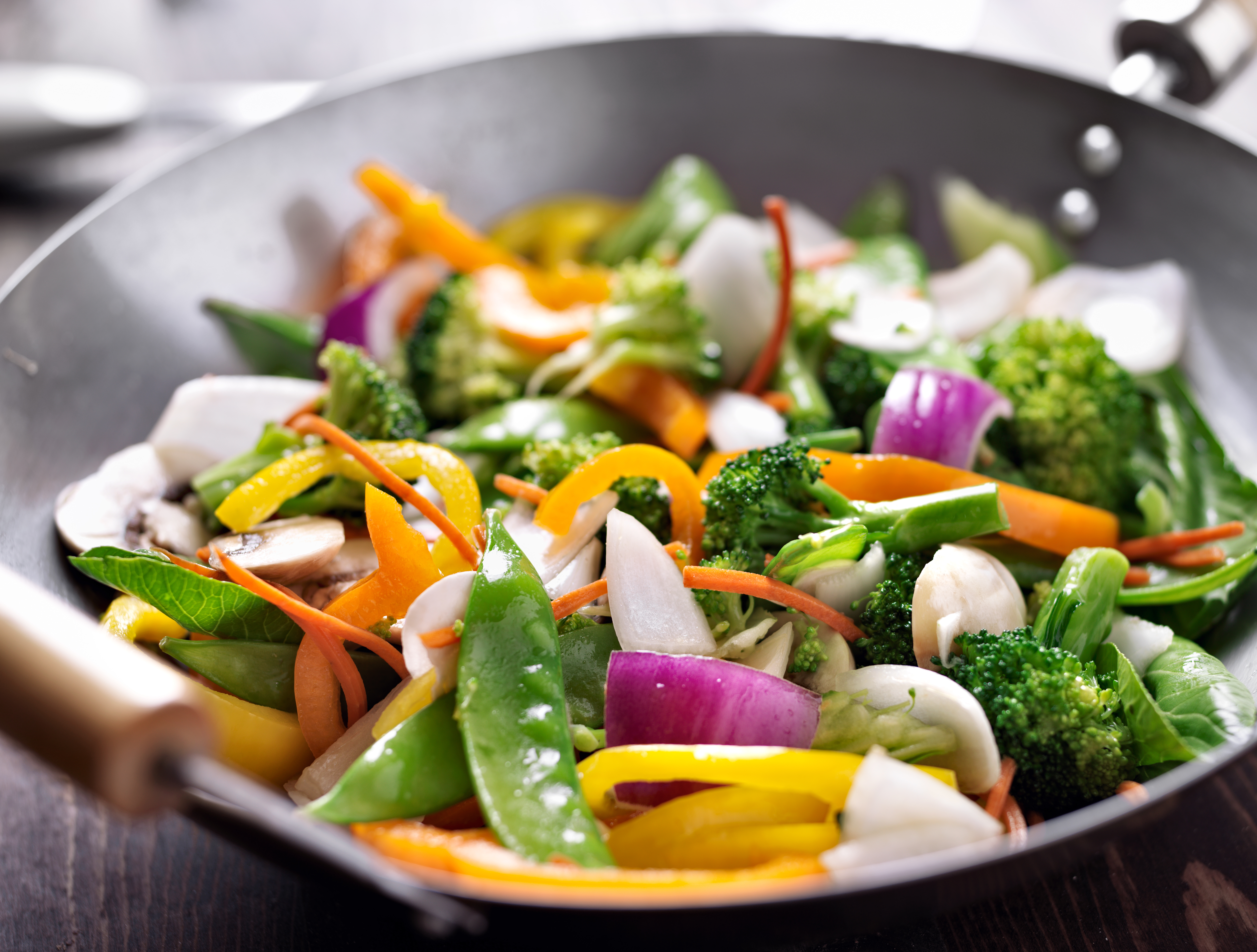 healthy foods vegetarian wok stir fry